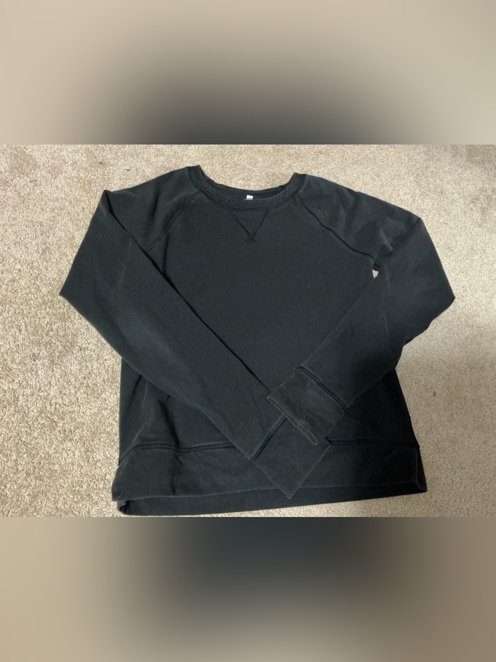 lululemon athletica Black Crewneck Sweatshirt